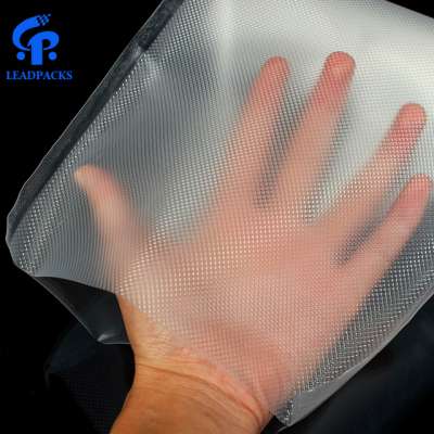 Custom Embossed Nylon PE Plastic Vacuum Food Packaging Bag